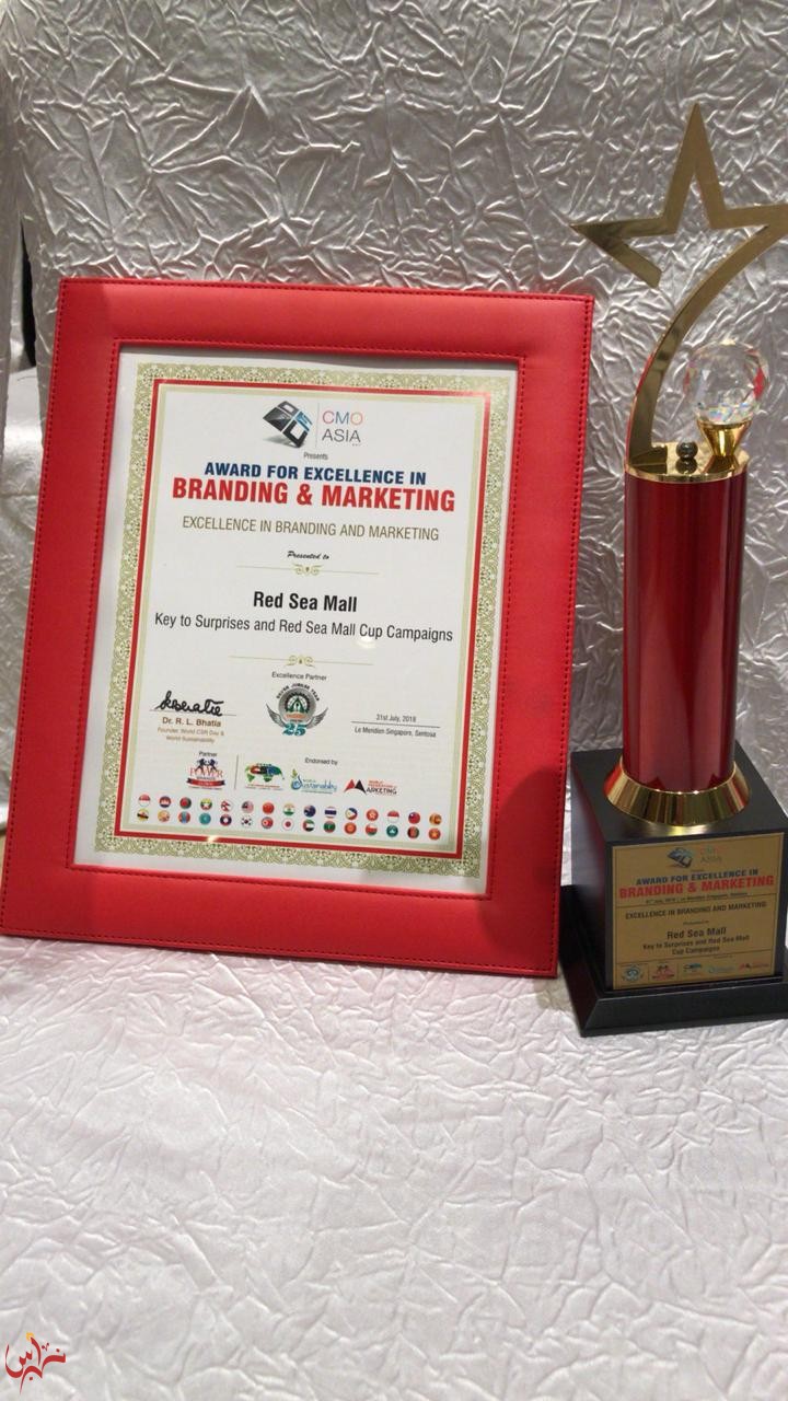 Award for Excellence in Branding and Marketing