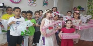 مركز حى العزيزية النسائى يحتفل بالأطفال بالعيد
