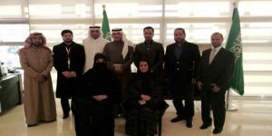 سفير خادم الحرمين الشريفين في عمان يستقبل الوفد المشارك في ملتقى الإعلاميين العرب