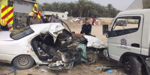 وفاة مقيم وإصابة آخر جراء تعرضهم لحادث سير بمحافظة اﻷحساء .