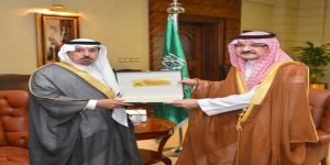 صاحب السمو الملكي الأمير مشعل بن ماجد بن عبدالعزيز محافظ جدة يلتقي مدير عام  صندوق التنمية الزراعي بمنطقة مكة المكرمة