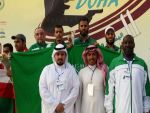 13 ميدالية لرماة الأخضر في افتتاح عربية قطر