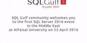 مؤتمر SQL Gulf #3 لتقنية المعلومات في الرياض
