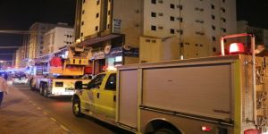 مدنى مكة يسيطر على اشتعال منور بمبنى فندقي بحي العزيزية ولا إصابات