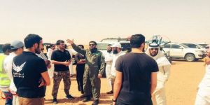 فريق غوث يبحث بالطائرات الشراعية وبأكثر من ٢٥ سيارة عن مفقود الملحاء شمال غرب شقراء