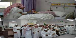 تعاوني أجياد يزور المنومين بجراحة وعظام مستشفى الملك فيصل بمكة