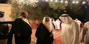 الأمير فيصل بن ثامر بن عبدالعزيز آل سعود يقدم تعازيه لأسرة الحلاق