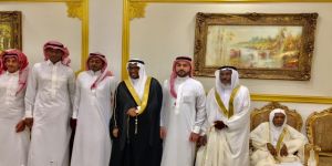 الشيخ علي بن عامر الحلوي يحتفل بزواح ابنه و الشيخ / مبروك مشني سعيد السعيد يشارك الفرحة