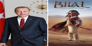 الرئيس التركي وعقيلته السيدة امينة ووزيرة الشؤون الاجتماعية يهنئوا المخرج السعودي ايمن جمال على فيلم بلال