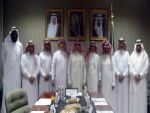 قائد كلية الملك عبدالعزيز الحربية  استقبل القناص والجويسم