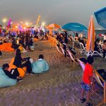 جازان.. الفعاليات الليلية على شاطئ The beach تخطف الأنظار