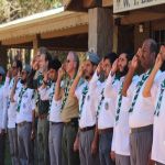 افتتاح برنامج الرحلات التدريبية الكشفية في مخيم " لانوشي " بأمريكا