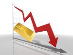 انخفاض سعر الذهب الي اكثر من 1% من سعره