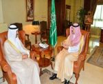  الأمير مشعل بن ماجد بن عبدالعزيز يستقبل السفير الكويتي لدىالمملكة 	