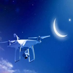 بطائرات درون وذكاء اصطناعي.. سابقة عالمية في رصد هلال رمضان بالإمارات