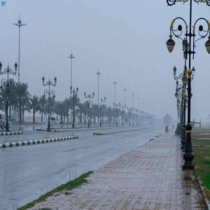 أمطار رعدية على معظم المناطق حتى الإثنين القادم