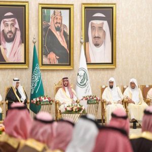 الأمير سعود بن نهار يستقبل المهنئين بعيد الفطر