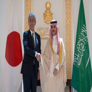 وزير الخارجية يستقبل معالي وزير خارجية اليابان السيد إيوايا تاكيشي ويبحثان العلاقات الثنائية