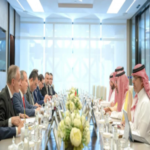 وزير الصناعة والثروة المعدنية يبحث تعزيز التعاون التعديني مع جمهورية البيرو