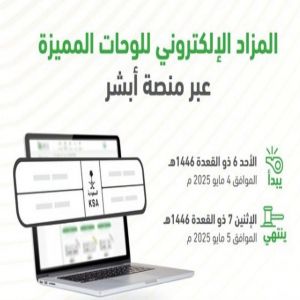 المرور: طرح مزاد اللوحات الإلكتروني غدًا الأحد
