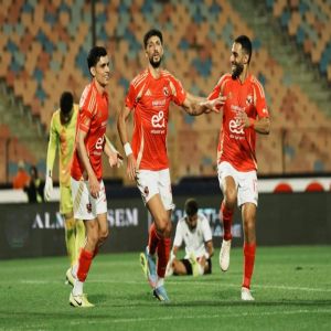 الأهلي المصري يواصل الزحف لقمة الدوري بخماسية في حرس الحدود