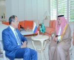 سعود الفيصل وزير الخارجية يستقبل وزير الخارجية الروسي بجدة