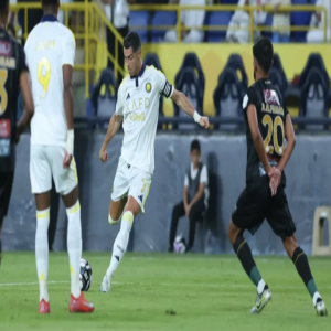 النصر يفوز على الخليج بثنائية في دوري روشن