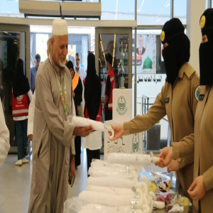 حرس الحدود يواصل جهوده في استقبال الحجاج القادمين من جمهورية العراق عبر منفذ جديدة عرعر