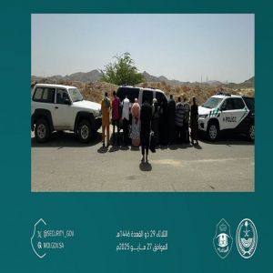 "قوات أمن الحج" تضبط مواطنًا لنقله 11 وافدًا من حاملي تأشيرات الزيارة بالمخالفة للأنظمة والتعليمات