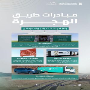 "هيئة الطرق": طريق الهجرة يشهد إطلاق مبادرات جديدة لخدمة ضيوف الرحمن في حج 1446هـ