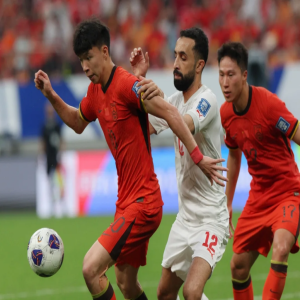 مجموعة الأخضر.. الصين تتغلب على البحرين في الثواني الأخيرة