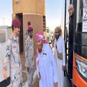 «حرس الحدود» تسهّل إجراءات مغادرة ضيوف الرحمن عبر منفذ الوديعة