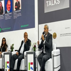 وليد سويده خلال مؤتمرBig5: مصر سوق واعد للاستثمار العقاري والصناعي والفندقي