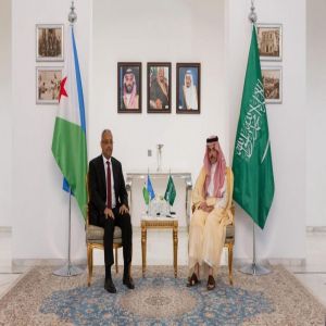 سمو وزير الخارجية يستقبل وزير خارجية جيبوتي ويرأسان اجتماع لجنة المشاورات السياسية بين البلدين