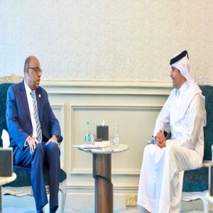 مبعوث الأمين العام لأفغانستان يلتقي المبعوث الخاص لوزير الخارجية القطري