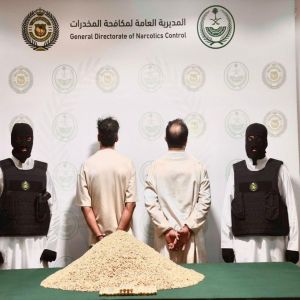 ضبط (411,546) قرصًا من مادة الإمفيتامين المخدر مخبأة في أحشاء كائنات حية (أغنام) بالمنطقة الشرقية