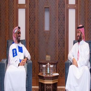 سمو ولي العهد يستقبل سمو نائب حاكم إمارة أبوظبي مستشار الأمن الوطني بدولة الإمارات العربية المتحدة
