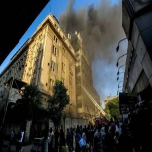 مصرع وإصابة 31 شخصًا في حادث حريق سنترال مركزي بمصر