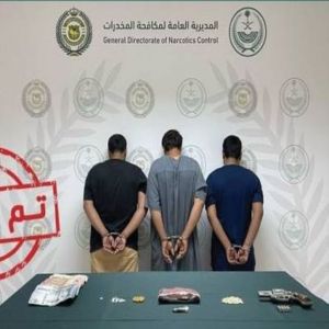 الجوف: القبض على 3 أشخاص لترويجهم «الحشيش» و«الإمفيتامين» وأقراصاً خاضعة لتنظيم التداول الطبي