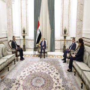 الرئيس العراقي يؤكد ضرورة توحيد الجهود لوقف العدوان وإدخال المساعدات إلى قطاع غزة