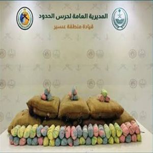 حرس الحدود بعسير يحبط تهريب 198 كيلوجرامًا من القات