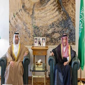 نائب وزير الخارجية يقيم حفل توديع لسفير الإمارات لدى المملكة