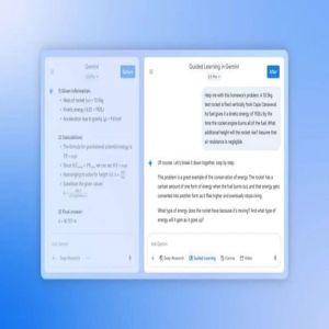 جوجل تطلق ميزة “التعلّم الموجّه” في Gemini لتوفير تجربة تعليمية تفاعلية