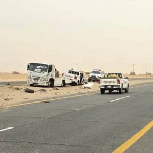 وفاة وإصابة 3 أشخاص في حادث تصادم مروّع على طريق مكة - الليث