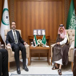 سمو وزير الخارجية يلتقي وزير خارجية سوريا