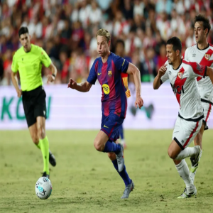 رايو فايكانو يفرض التعادل على برشلونة