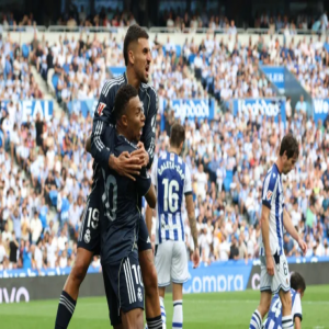 مبابي يتألق في فوز ريال مدريد على سوسيداد