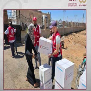 قطر الخيرية ترسل قافلة مساعدات إنسانية لمناطق متضررة في جنوب سوريا