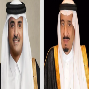 القيادة القطرية تعزّي خادم الحرمين الشريفين في وفاة المفتي العام للمملكة