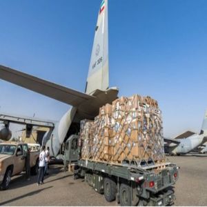 إقلاع الطائرة الـ16 من الجسر الجوي الكويتي الثاني محملة بعشرة أطنان من المساعدات لإغاثة غزة